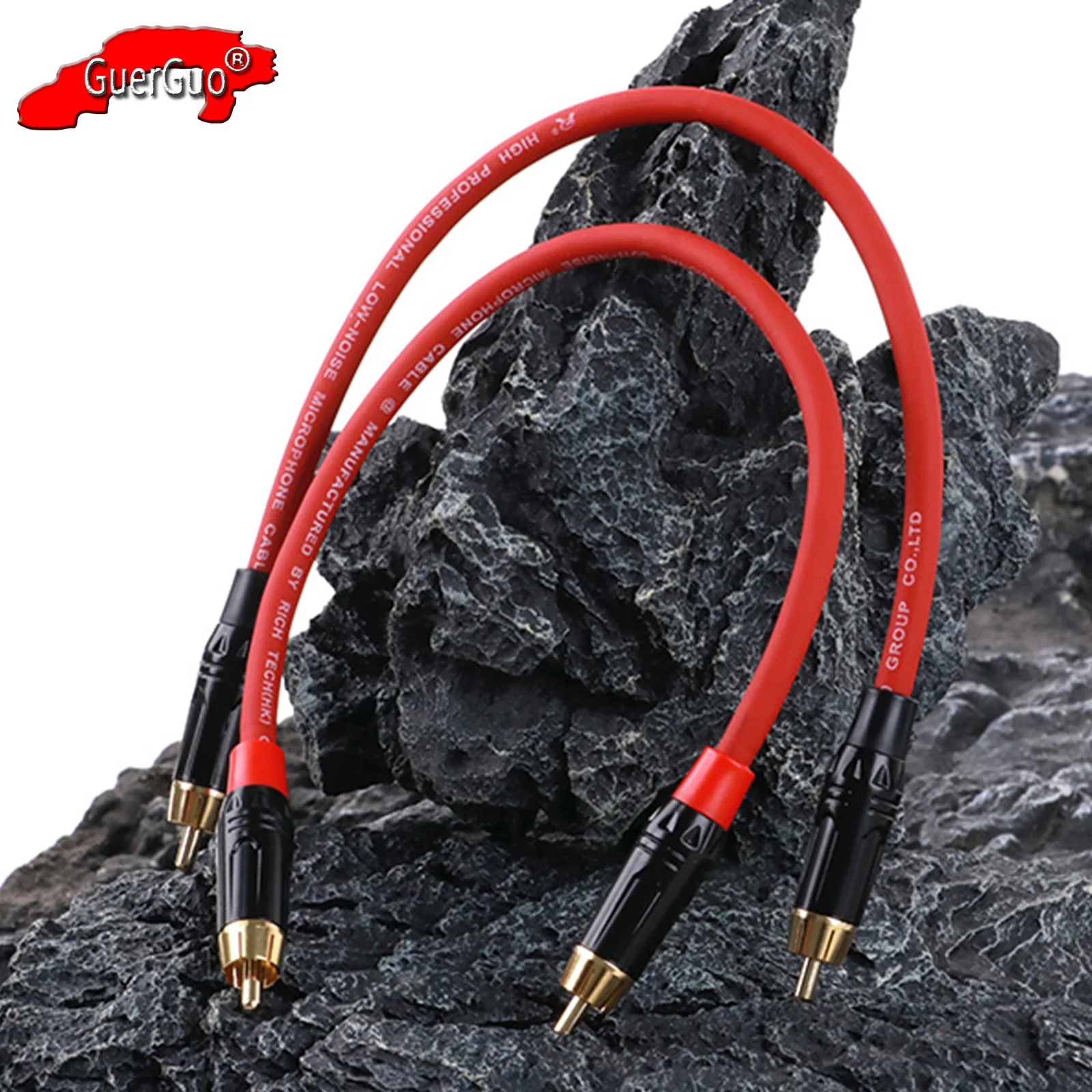 

RCA to RCA Cable,Gold-Plated Male to Male Stereo Audio Extension Cord for Home Theater, HDTV Gaming Consoles Hi-Fi Systems 1Pair