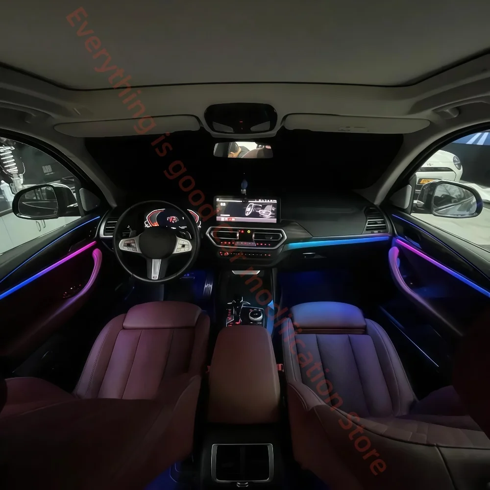 

LED Ambient light Fit for BMW X3 G08 X4 G02 Car interior lighting upgrade Car accessories Luminous cover plate Atmosphere lamp