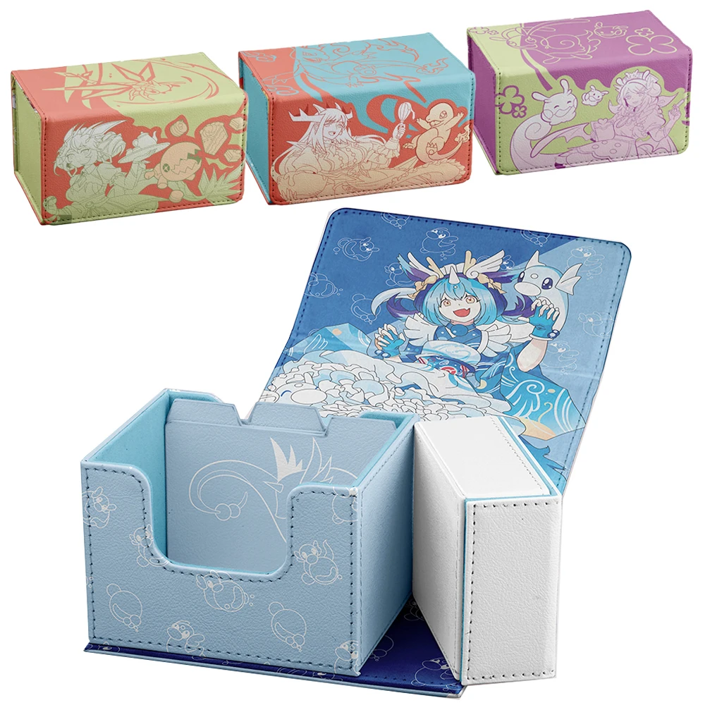 

Gacha Yu-Gi-Oh Horizontal Box 100+ Dragon Butler Deck Card Storage Box YGO TCG CCG Strong Collectible Card Toy Games For Trading