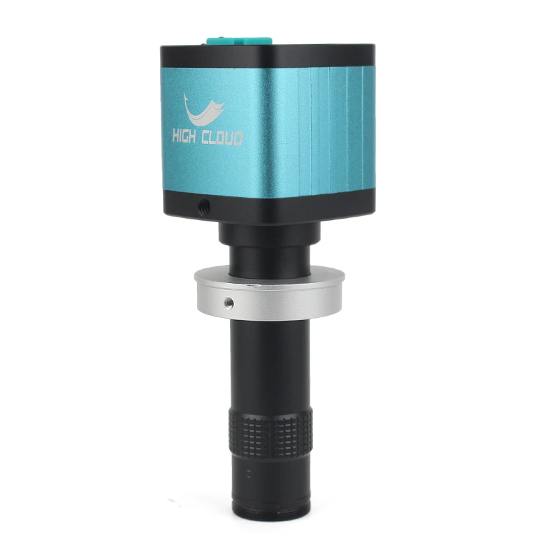 Mikroskop cyfrowy 1080P 4K Full HD, mikroskop przemysłowy z mocowaniem C, kamera cyfrowa do lutowania PCB, mikroskop stojący do naprawy telefonów komórkowych — zdjęcie 6