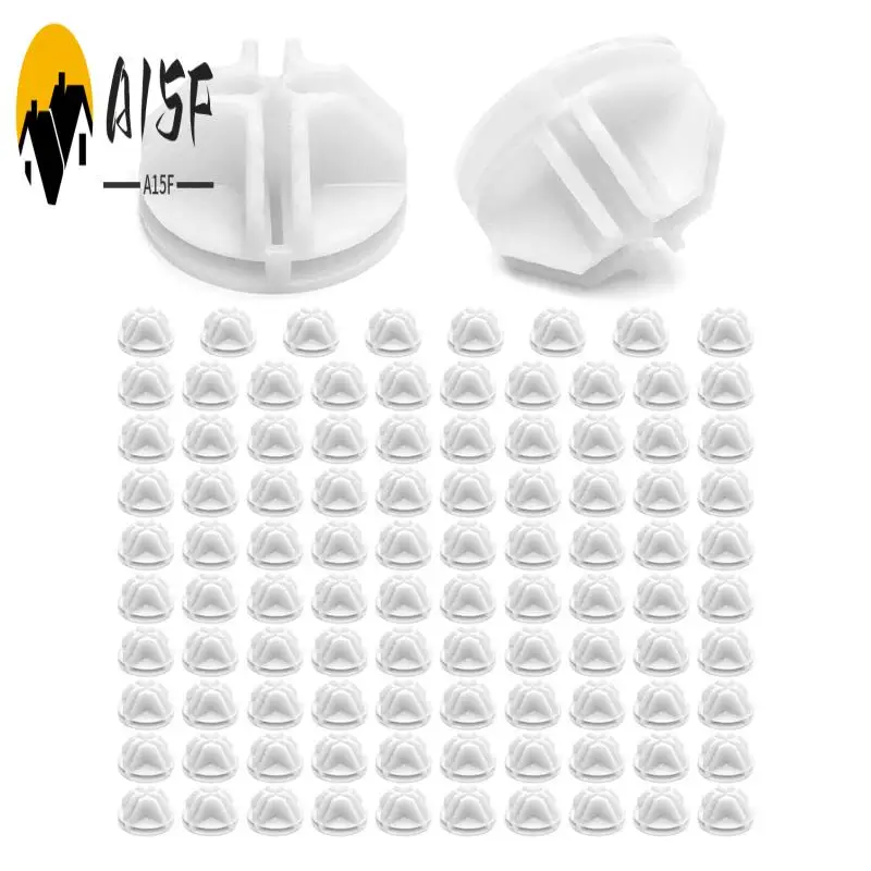 

A15F-Wire Storage Connectors, 100 Pcs C-C Grid Connectors Clips Modular Storage Squares Interlocking Buckle