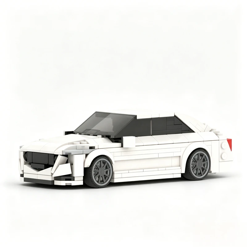 452 PCS Customize CTS Gen3 Sedan Technology Car MOC Model Building Blocks DIY Puzzle Assembly Education Birthday Christmas Gift