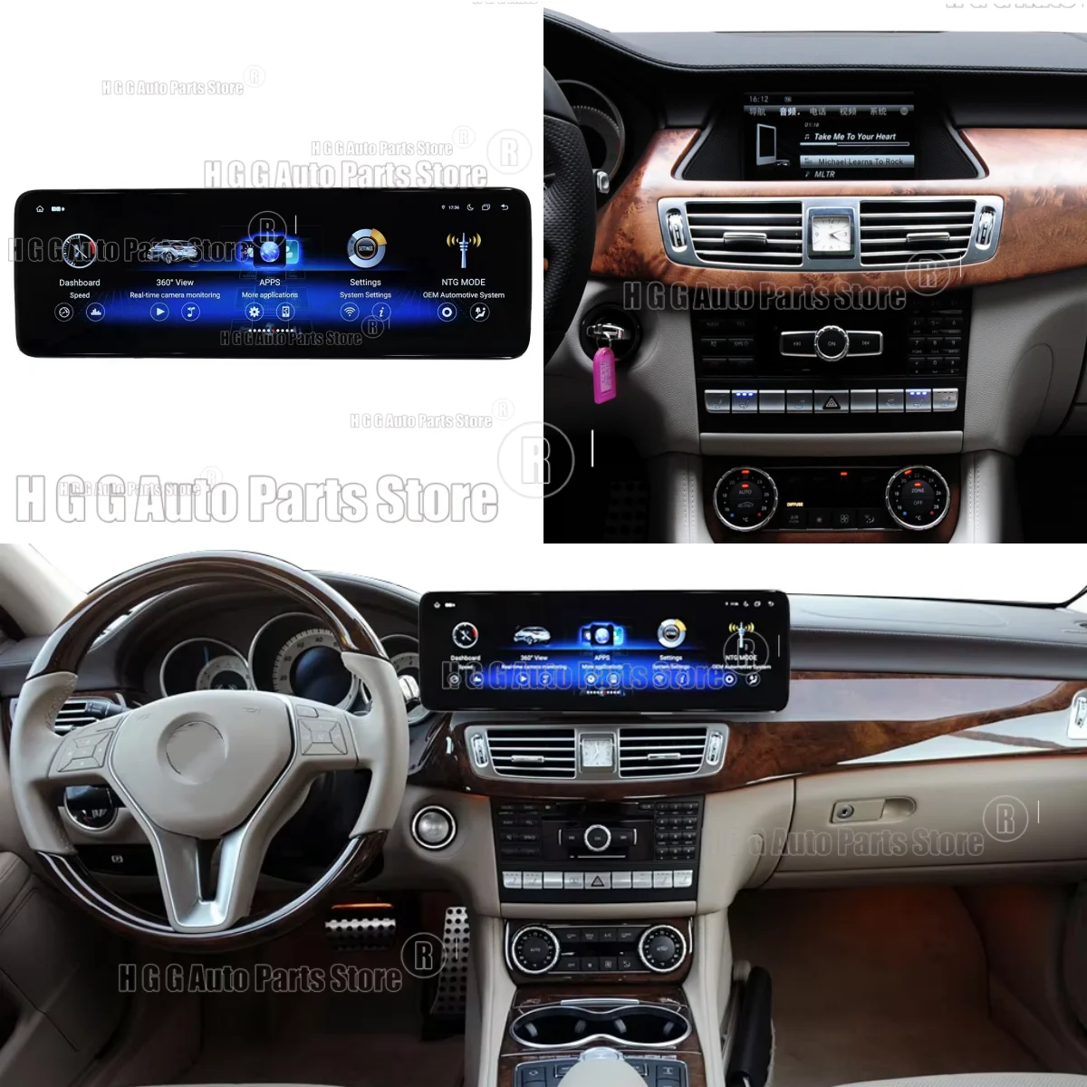 14.9 Inch Silky smooth Android Car Radio For Mercedes-Benz CLS 2010 2011 2012 2013 Video Player Stereo Auto GPS Navi DSP Carplay