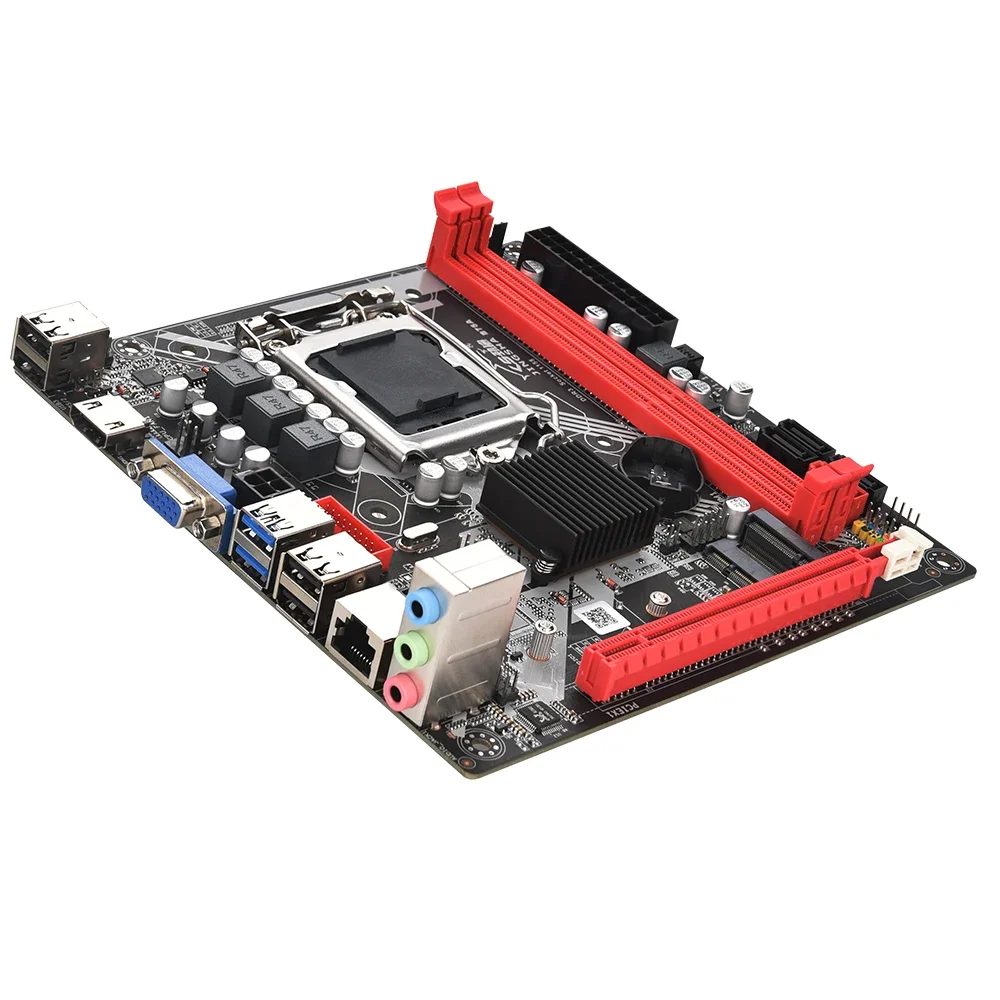 JINGSHA LGA 1155 ITX B75 MS Motherboard Kit with processor i3 3240 and 8GB DDR3 Memory B75 placa mae ram Set combo