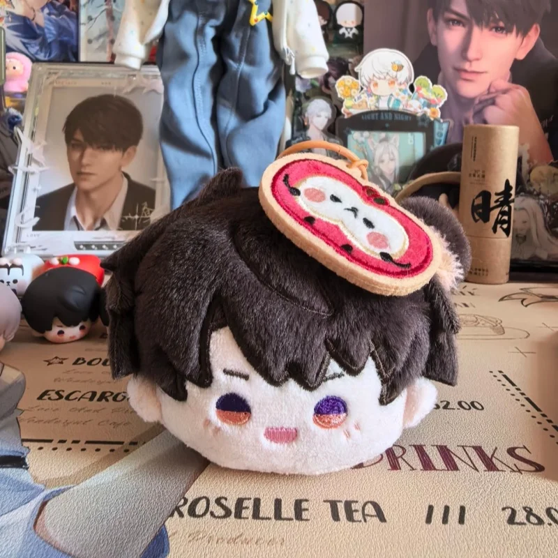 

Love and Deepspace Play time Series Plush Ball Keychain, Cute Round Stuffed Doll Charm, Soft Anime Collectible for Bag, Gift