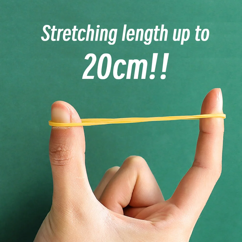 38 مللي متر 150/1500p أصفر/أبيض/أسود قوي قابل للتعديل مطاطا حلقة مطاطية طالب اللوازم المكتبية القرطاسية شريط مطاطي بقرة الفرقة #3