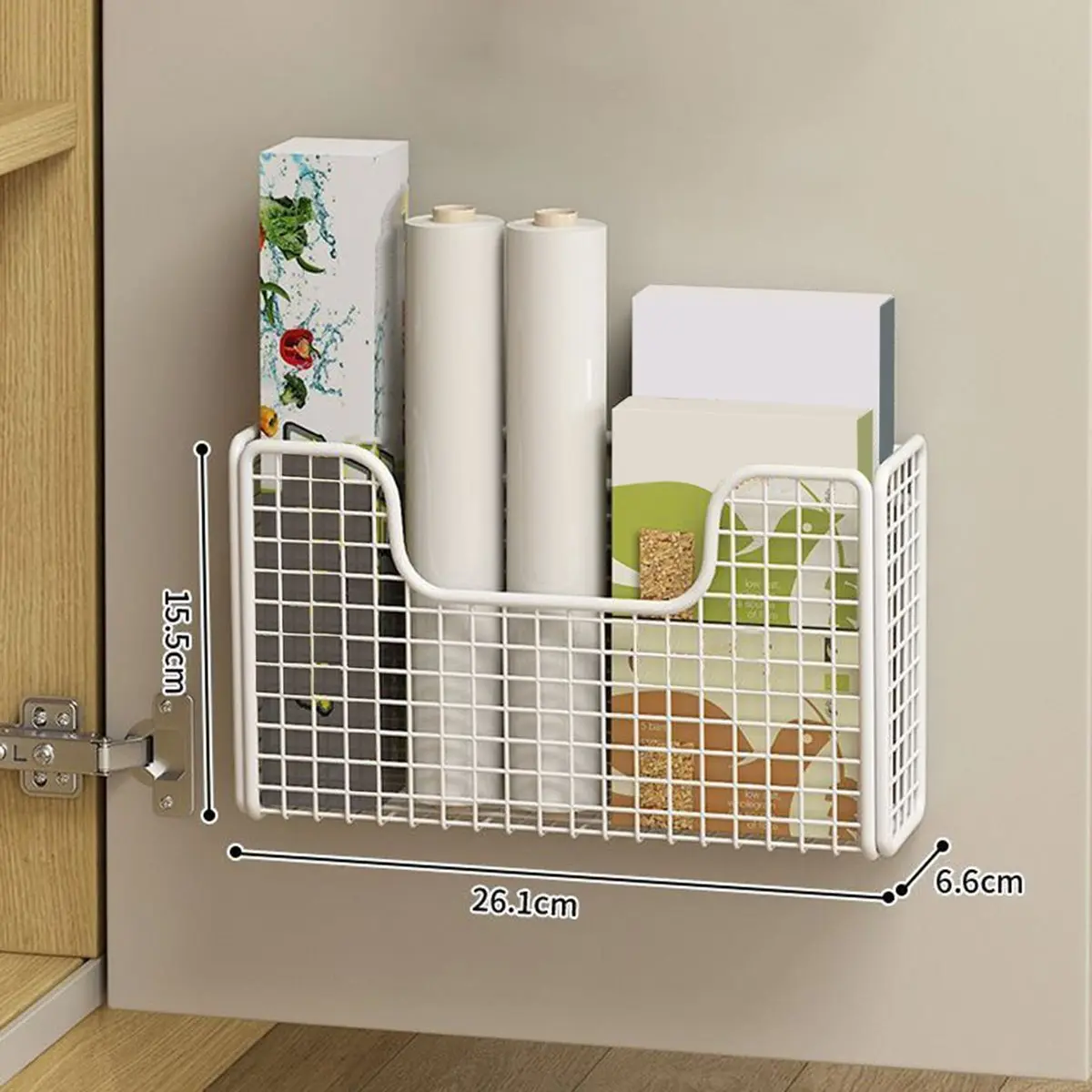 Ящик для хранения на дверях кухонного шкафа без перфорации, железная стойка, настенный шкаф, пластиковая упаковочная стойка, стойка для холодильника для ванной комнаты