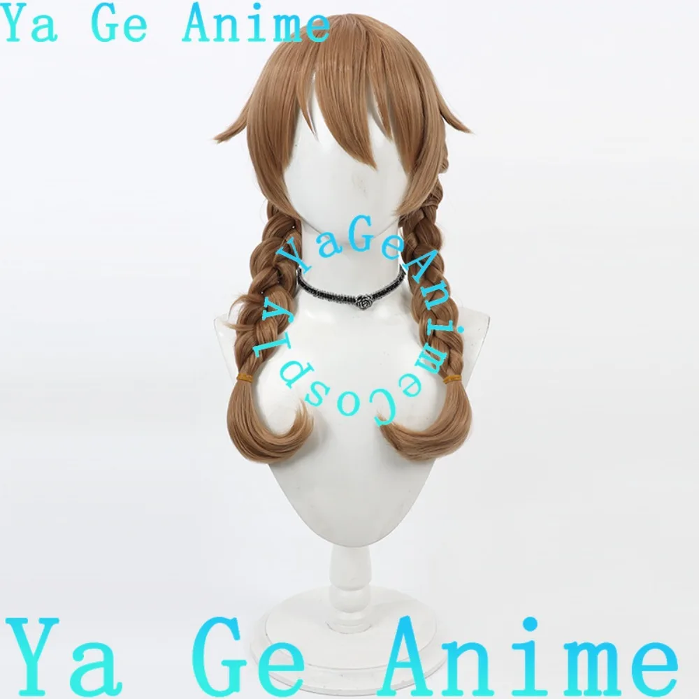 Usagi No Mori lapin Secret jardin Hanana Cosplay perruque double tresses Anime jeux carnaval fête synthétique résistant à la chaleur cheveux