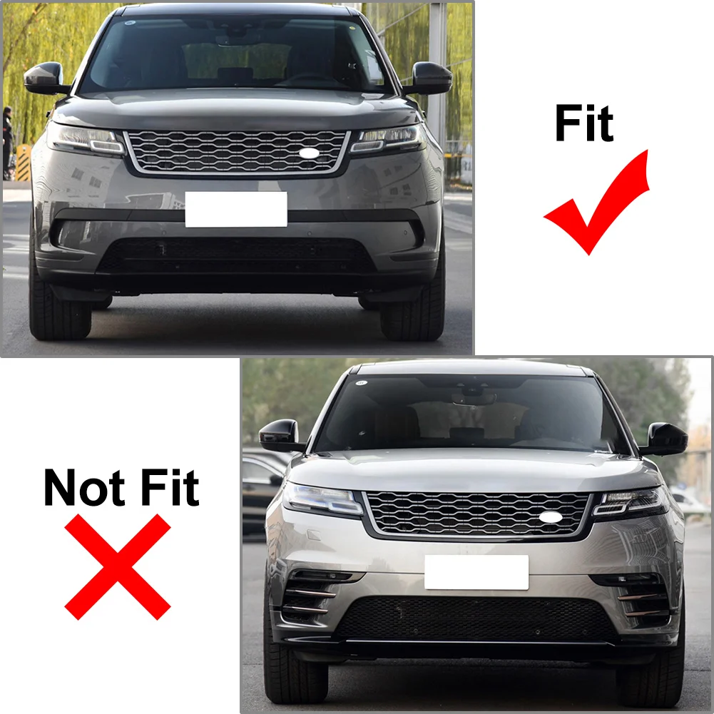 Car Front Bumper Trailer Cover Lower Guard Plate For Land Rover Range Rover Velar Low Configuration 2017-2023