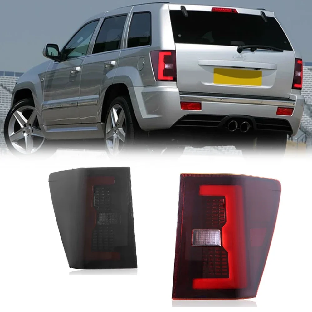 

Hot LED Tail Lights For Jeep Grand Cherokee 05-10 Full Led DRL Car Taillights Assembly Signal Accessories Modified Lamp