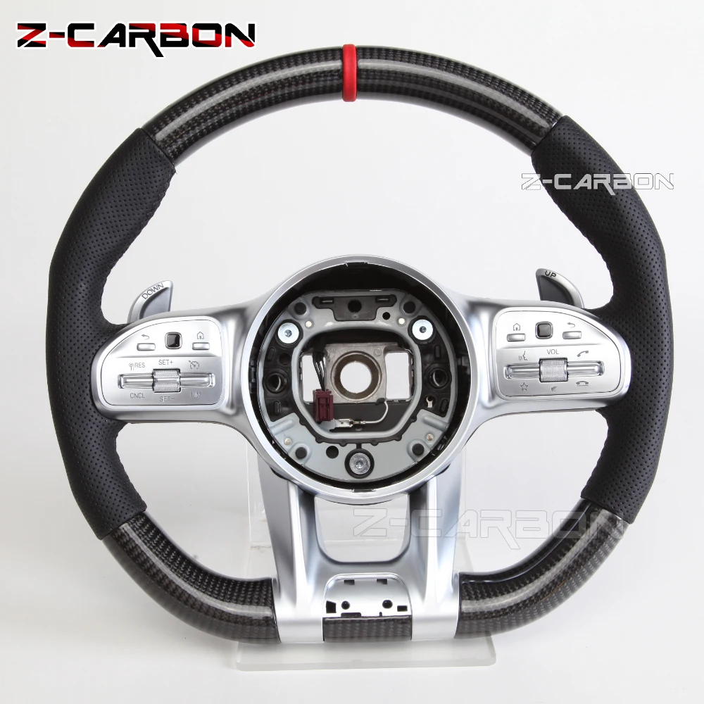 

Car Steering Wheel Carbon Fiber Shift Paddle For Mercedes Benz CLA A45 A35 AMG C63 E63 E53 G C E GLC GLE GLA S500 Old To New