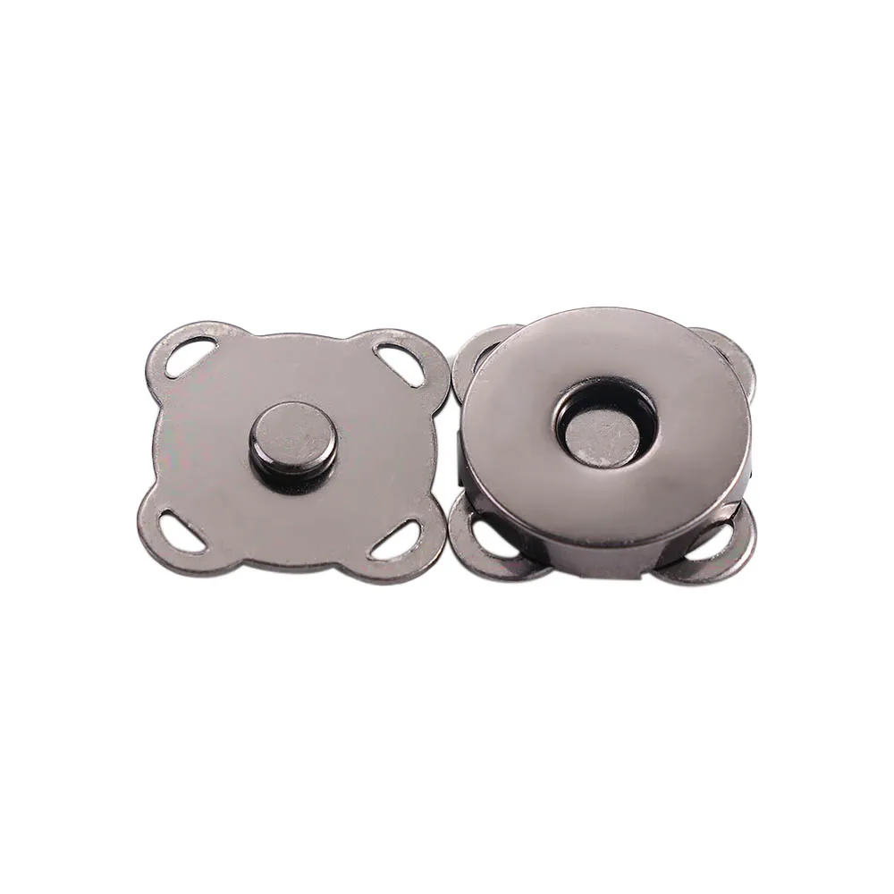 10mm-18mm 10/20 sets/lot Metal Plum Shape Craft For Bag,Wallet,Notebook Making DIY Accessories Buttons Snaps Adsorption Buckle
