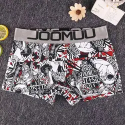 Women's Cotton Print Cartoon Boxer Briefs Boyshort Ladies Breathable Comfortable Elastic Safety Panties Female Underwear Shorts