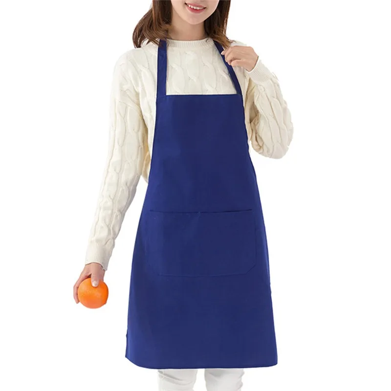 Hot Sale Cooking Kitchen Apron For Woman Men Chef Waiter Cafe Shop BBQ Hairdresser Aprons Bibs Kitchen Accessory NEW