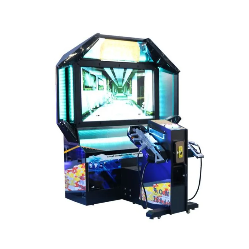 

Video game city double simulated gunfight dynamic coin-operated shopping mall children's large-scale shooting