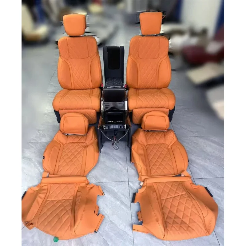 

Чехлы для Toyota LX570, LX600, Lexus LX570, модифицированные на заводе, роскошные чехлы для сидений внедорожников