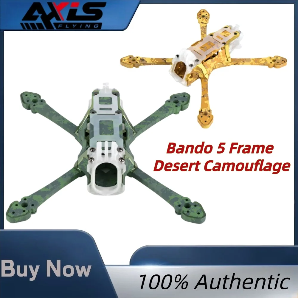 Axisflying Bando 5 Inch FPV Freestyle Drone Frame Kit Camouflage True X Durable Quadcopter Replacement Parts