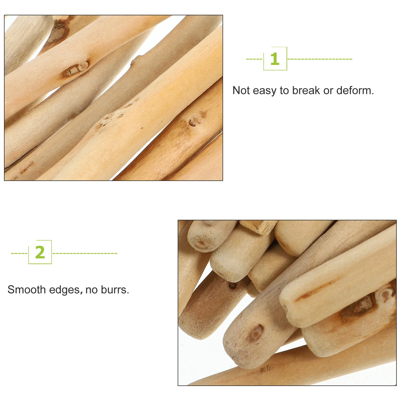 1 set 1 Set Of Long Natural Driftwood Decoration For Aquarium Fish Tank Ph Buffering Ornament Driftwood Adornment Fish Tank - view 3