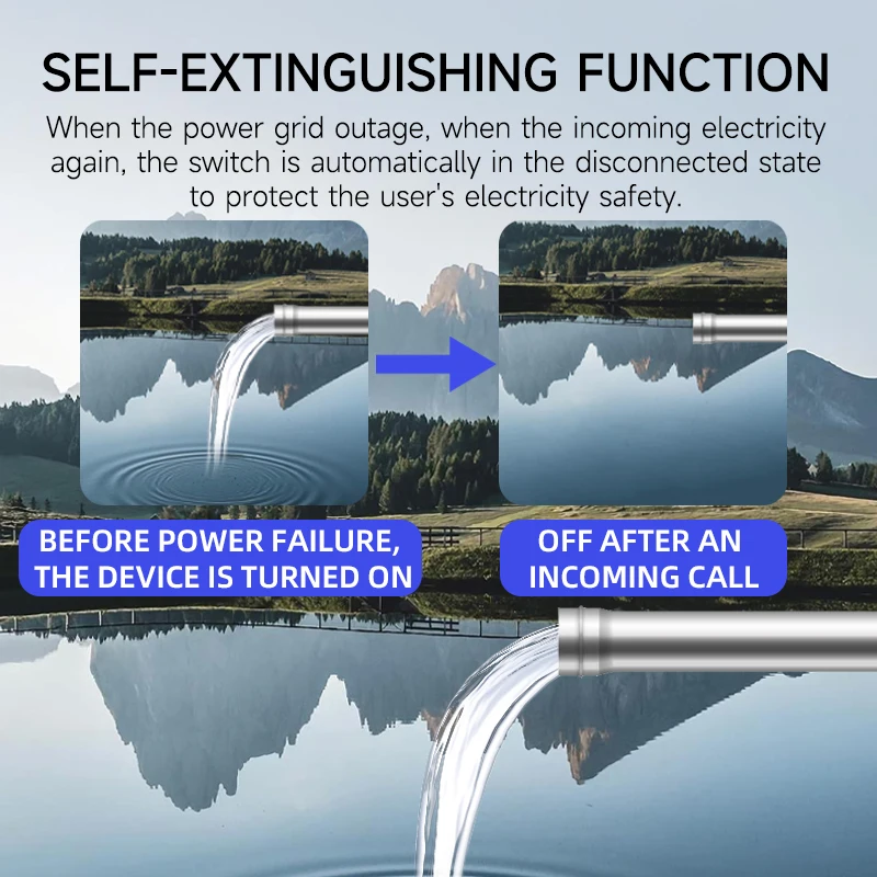 PUFFINS Wireless Switch Intelligent High Power Water Pump Remote Controller For Industrial Household