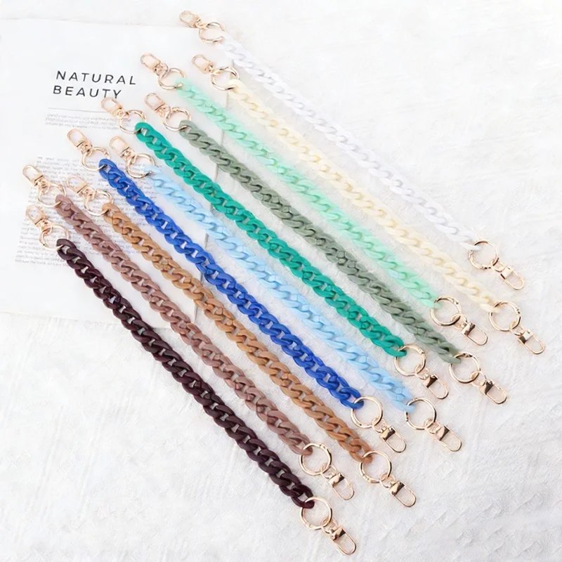 

DIY Handbag Chain Acrylic Shoulder Bag Strap For Women Purse Crossbody Bag Handles Chain Belt Bag Part Accessories 40/120cm