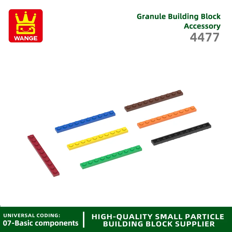 20 Pcs/lot 1x10 Foundation Board Building Block Moc Color Accessories Compatible with 4477 Brick DIY Children's Toy Gift Box