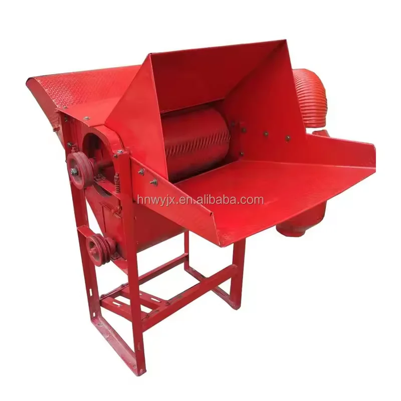 Home Use Farm Machine Efficient Crop Separation Wheat Rice Sorghum Seed Threshing Machine For Small Scale Farming
