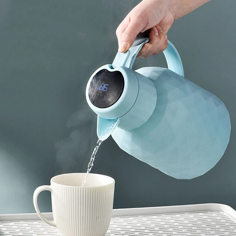 Smart Insulation Kettle Nordic Thermos Coffee Thermos Bottle Hot Water Insulated Vacuum Portable Termos Para Agua Tea Pot