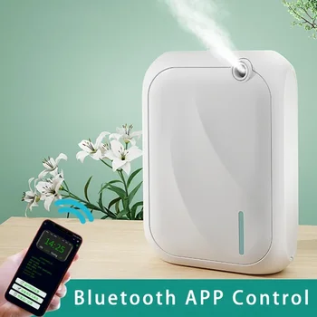 ครอบคลุม 200m3 Aroma Diffuser กลิ่นอากาศเครื่องบลูทูธ APP ควบคุมน้ําหอม Diffuser กลิ่นจําหน่ายสําหรับน้ําหอมบ้าน
