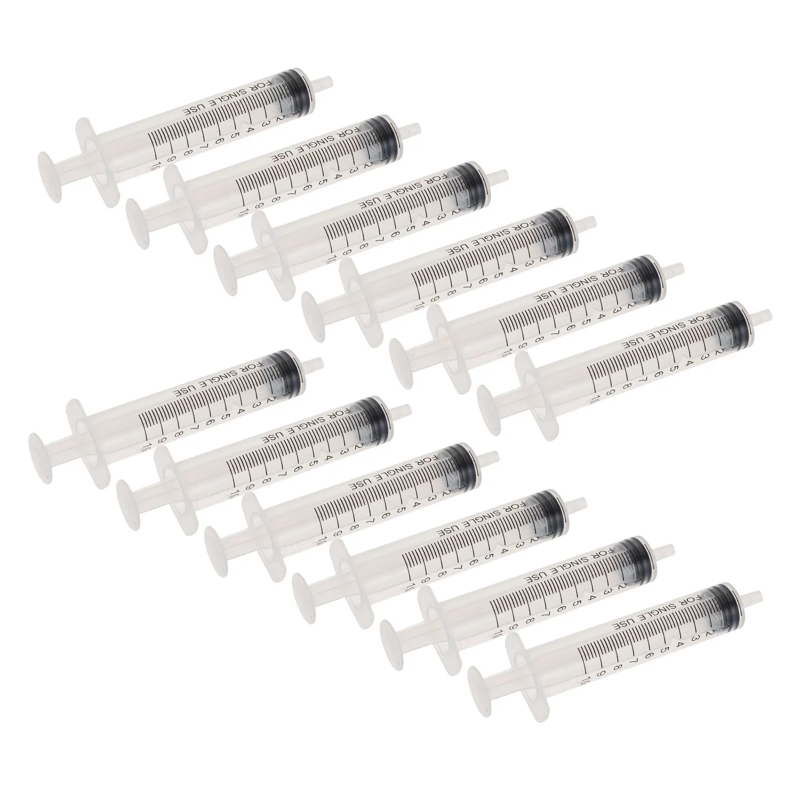 

10pcs 10Ml Refillable Travel Bottle Set Compact Leak-Proof Sub Bottle For Shampoo Lotion Cream Empty Syringe Tubes Pushing