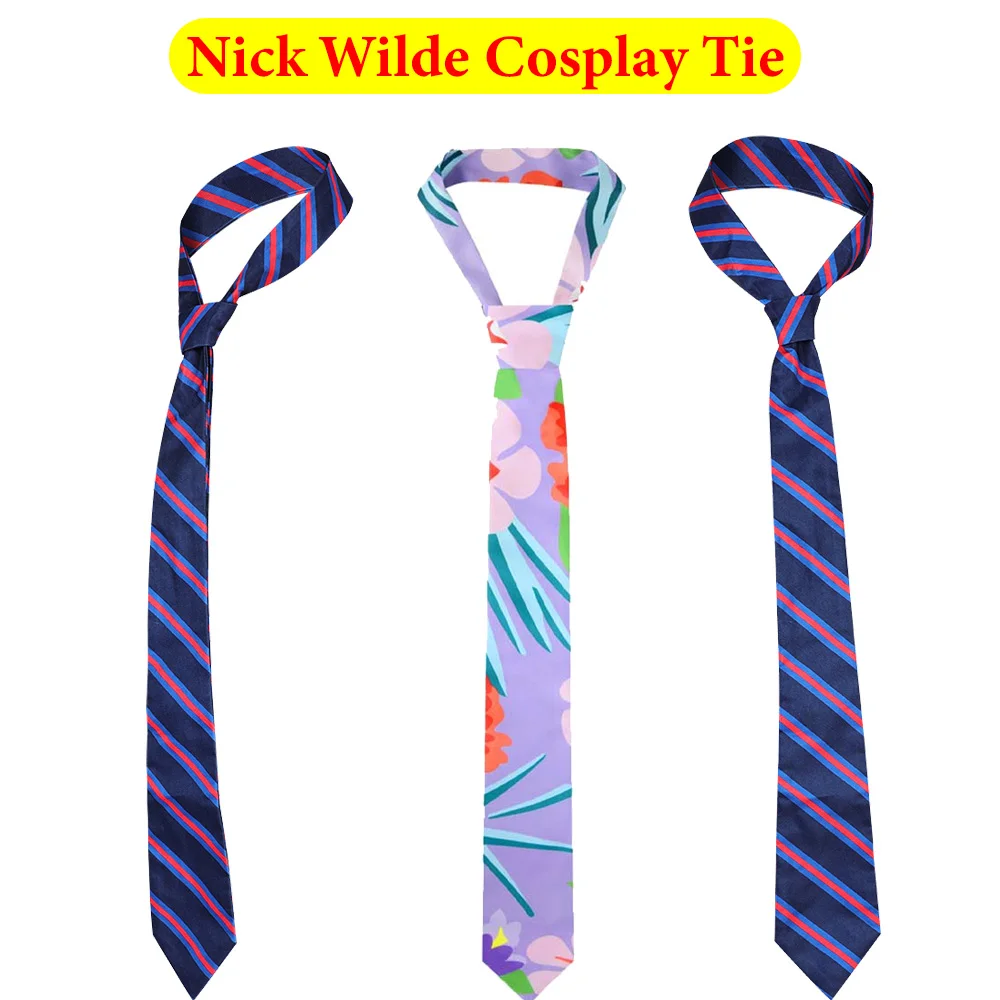 

Ник Уайльд галстук лиса мультфильм зоопарк косплей костюм аксессуары Disfraz реквизит Хэллоуин карнавал фантазия галстук для мужчин женщин