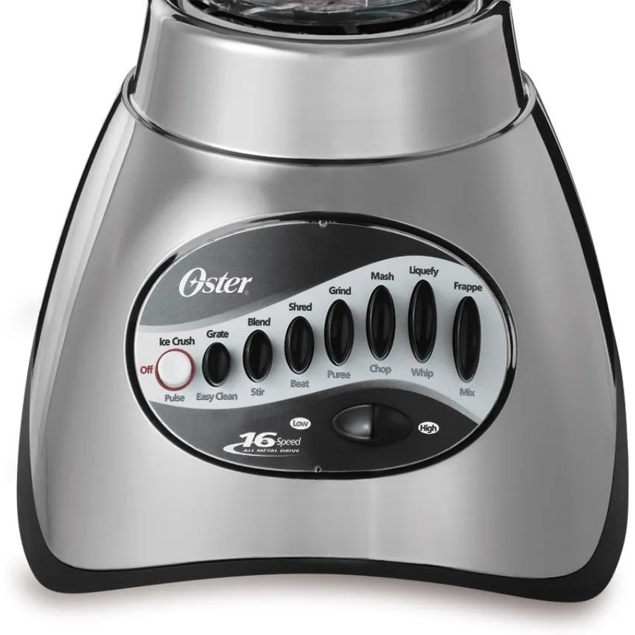 16段階速度調整機能付きカウンタートップキッチンブレンダー、フードチョッパーと5カップガラスジャー付き、スムージー、スープ、サラダに最適、毎日の食事の準備に最適