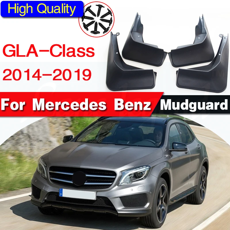 for Mercedes Benz GLA Class W156 2014~2019 180 200 220 250 260 AMG Fender Mudguard Mud Flaps Guard Splash Flap Car Accessories