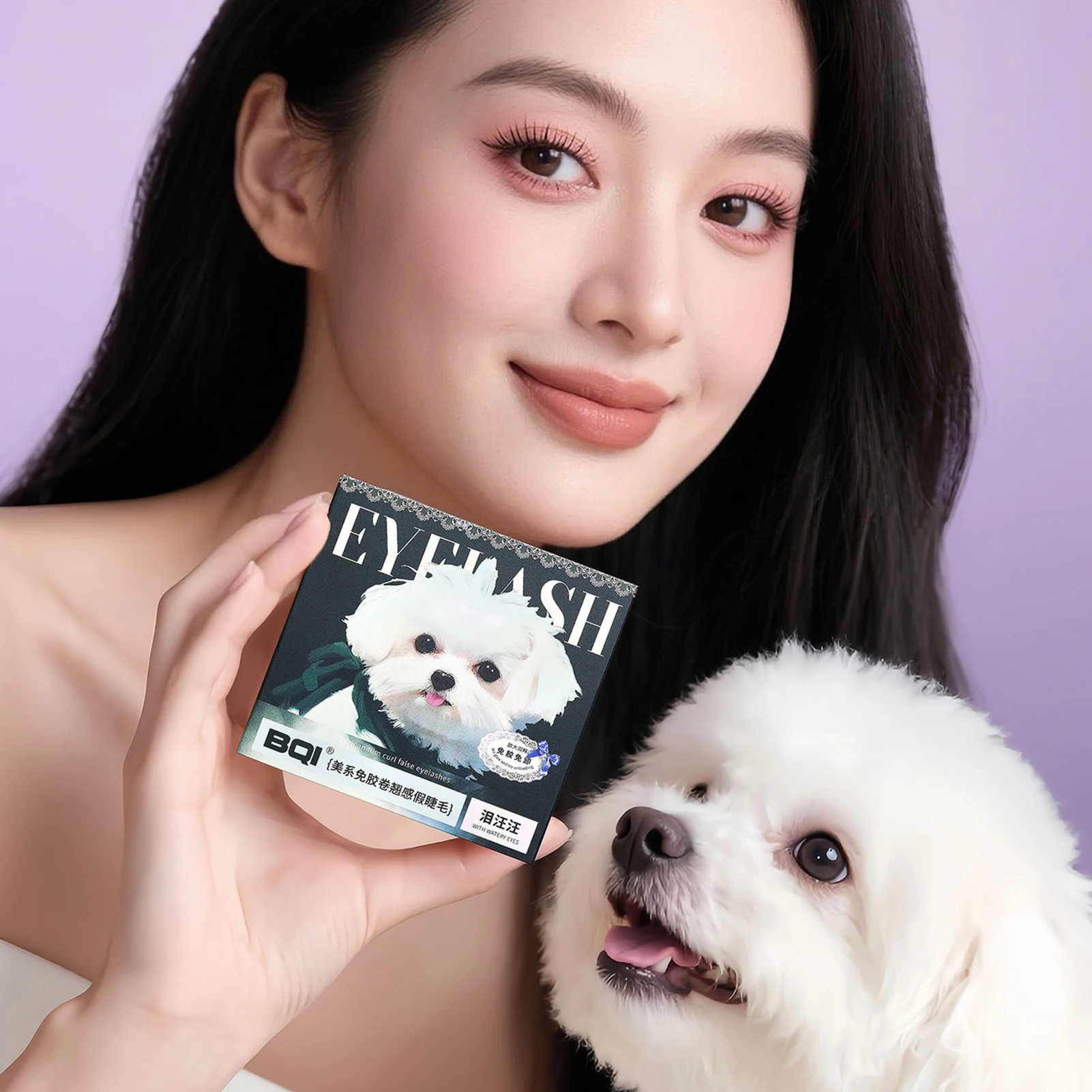 Manga Lashes No Glue 9-16mm Press on false eyelash extenstions cat eye glue free Self Adhesive cluster Eyelashes Cosmetic makeup