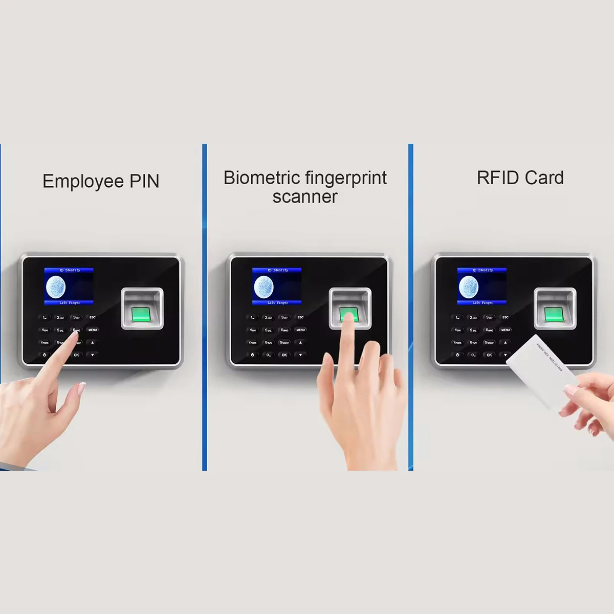 Batteria di backup SSR Fingerprint Time presenze Clock Machine Card e dispositivo di localizzazione a chiusura elettrica dei dipendenti biometrici