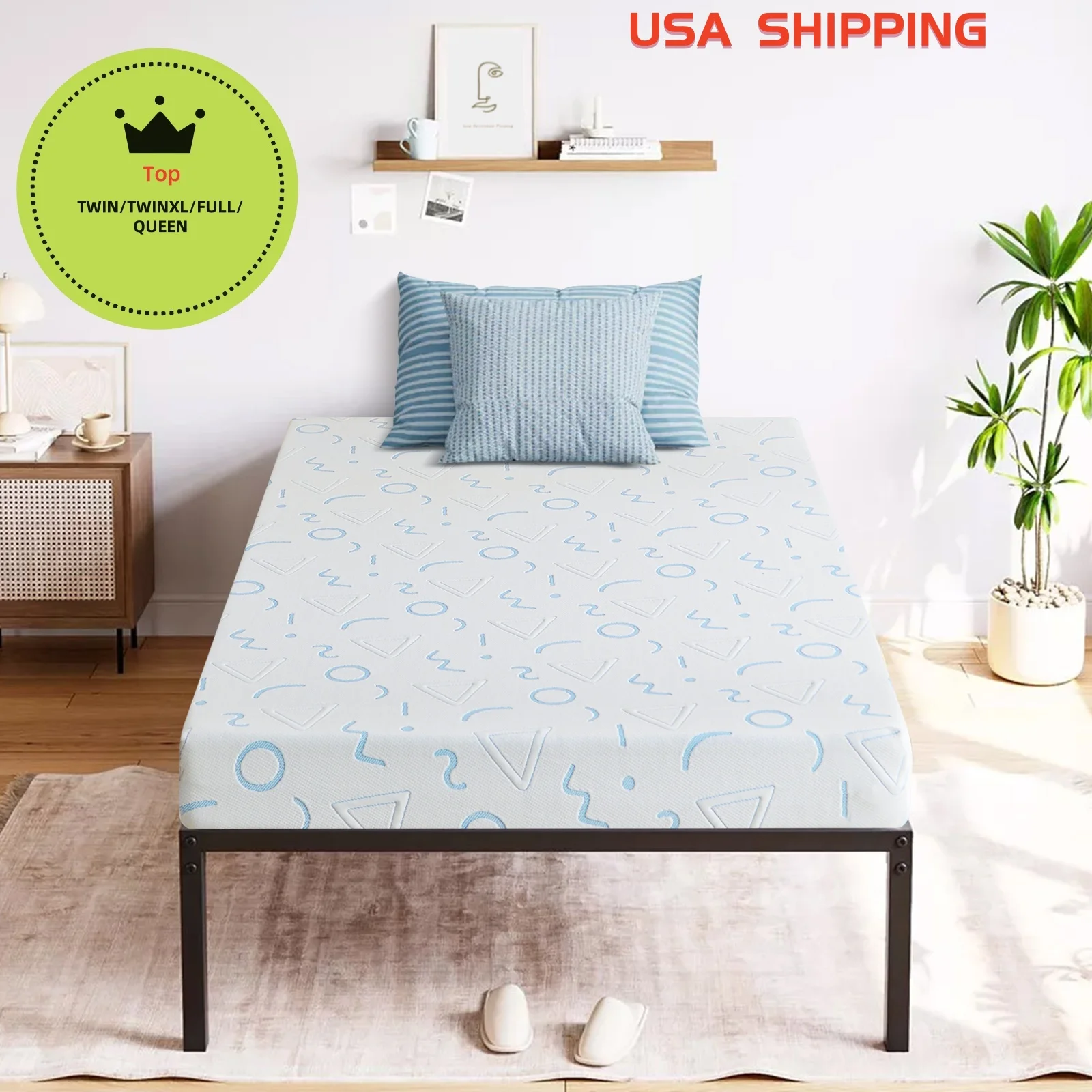 

New Single Couple Family Comfortable Mattress Breathable Made from Memory Foam Gel Mattress Pad