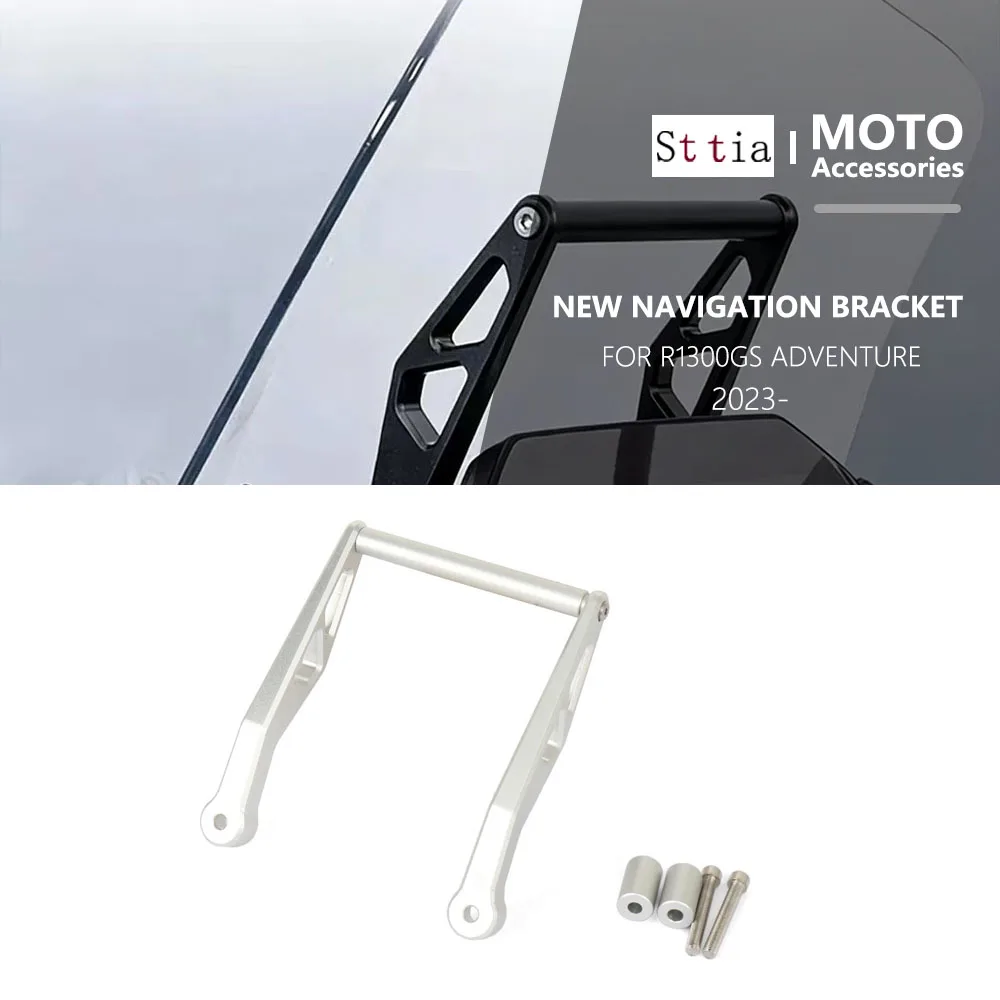 

Для мотоциклов BMW R1300GS R 1300 GS ADV R1300 GS Adventure 2023 2024: кронштейн-держатель для телефона и GPS-навигатора на руль
