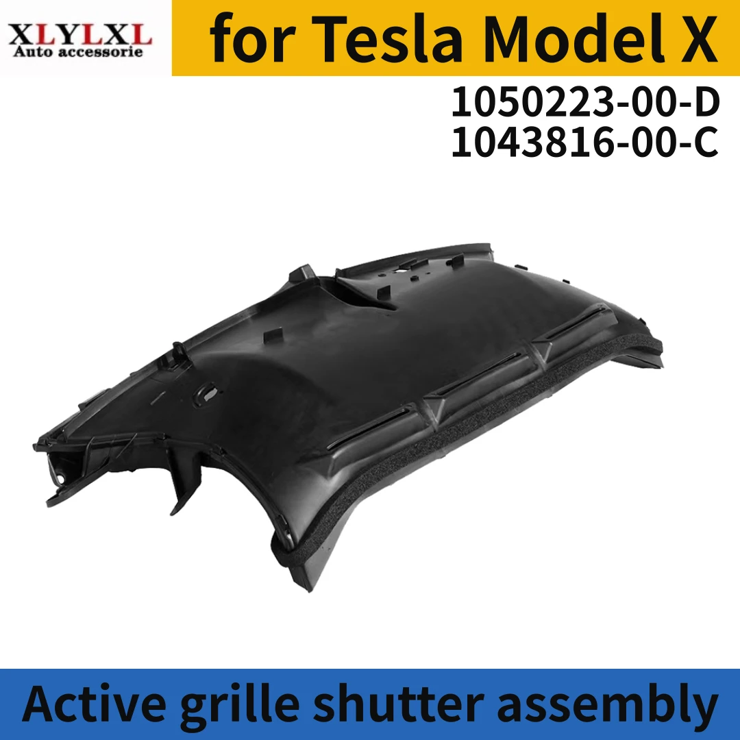 

Active grille shutter assembly for Tesla model X Air Collector 1050223 1043816