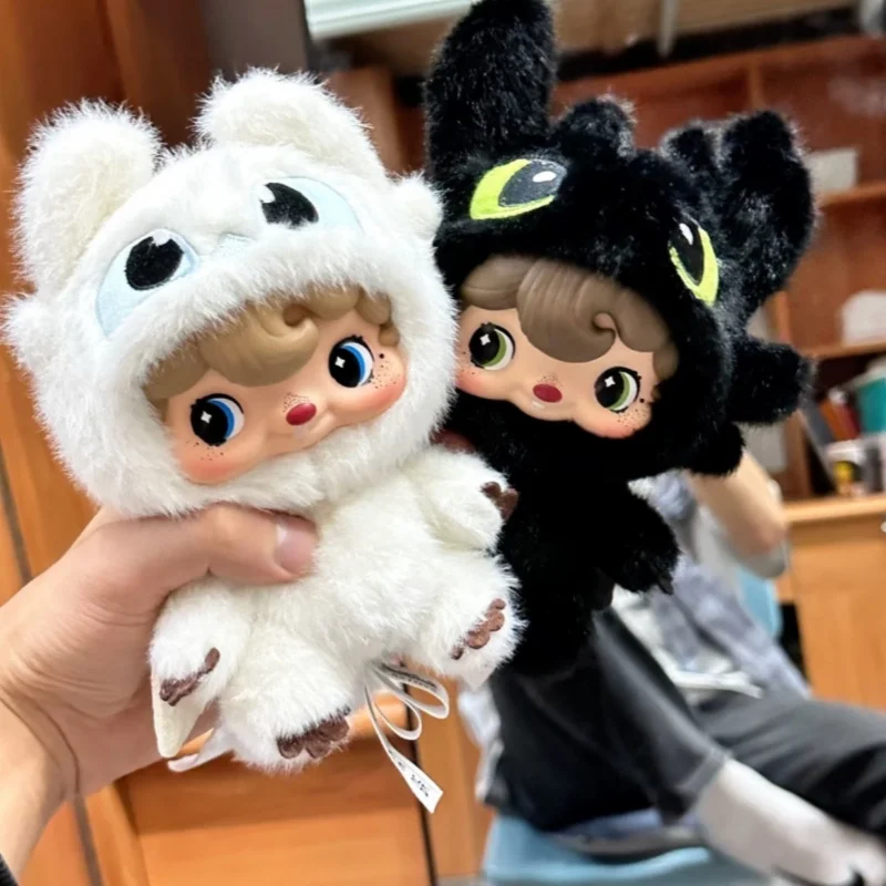 

Оригинальная виниловая кукла 52toys Pouka из серии «Как приручить дракона» Беззубик, 16 см, аниме-аксессуар, подвеска, брелок, декор, подарок, игрушка