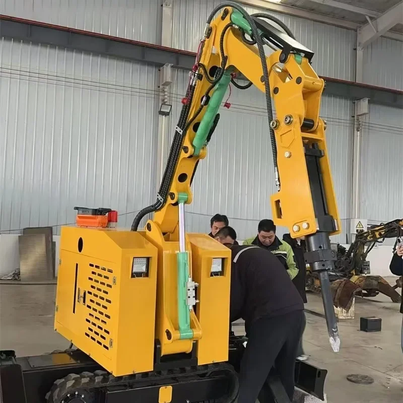 Mini Remote Control Demolition Robot Blasting Robot For Digging/Crushing/Grabbing And Cleaning Mines Electric Demolition Robot