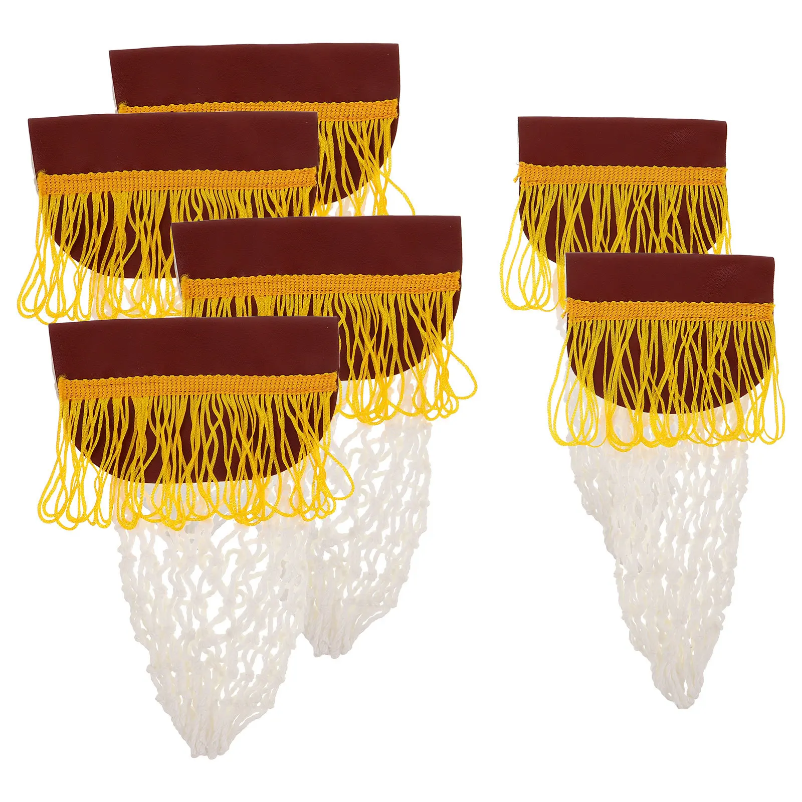 

6Pcs Kids Billiard Pockets Replacement PU Cotton Net Set for Mini Pool Tables Indoor Game Parts Family Fun Kids Pool Pockets