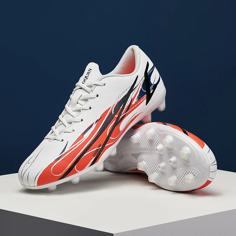 حذاء كرة قدم كلاسيكي مزود بأزرار TF للأعلى وأزرار طويلة FG، مصمم لأنماط التدريب المنخفضة القطع للرجال والنساء #5