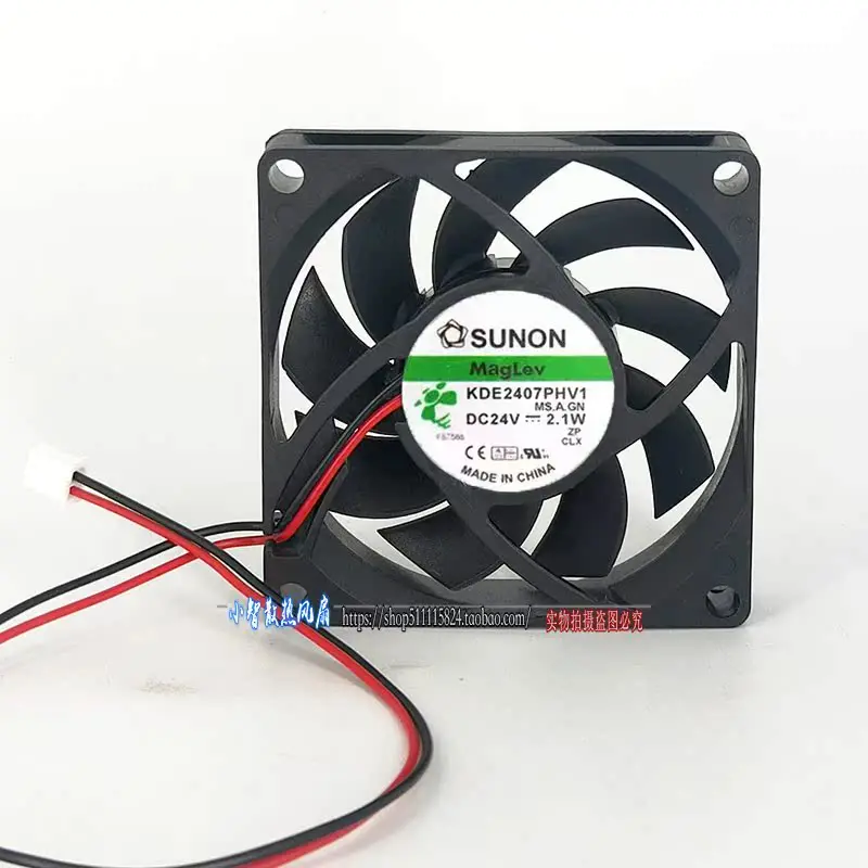 ORIGINALE KDE2407PHV1 DC24V 7015 70*70*15mm NUOVO RADIATORE VENTOLA DI RAFFREDDAMENTO