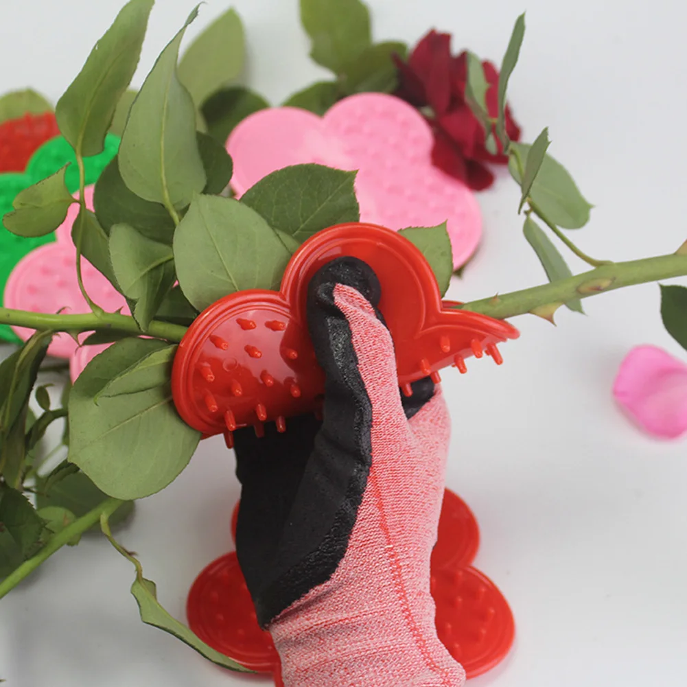 Brand New Burr Removal Tool Leaf Stripper Accessories For Florist Flower Thorn Stem Soft Rubber Garden Cut Tool