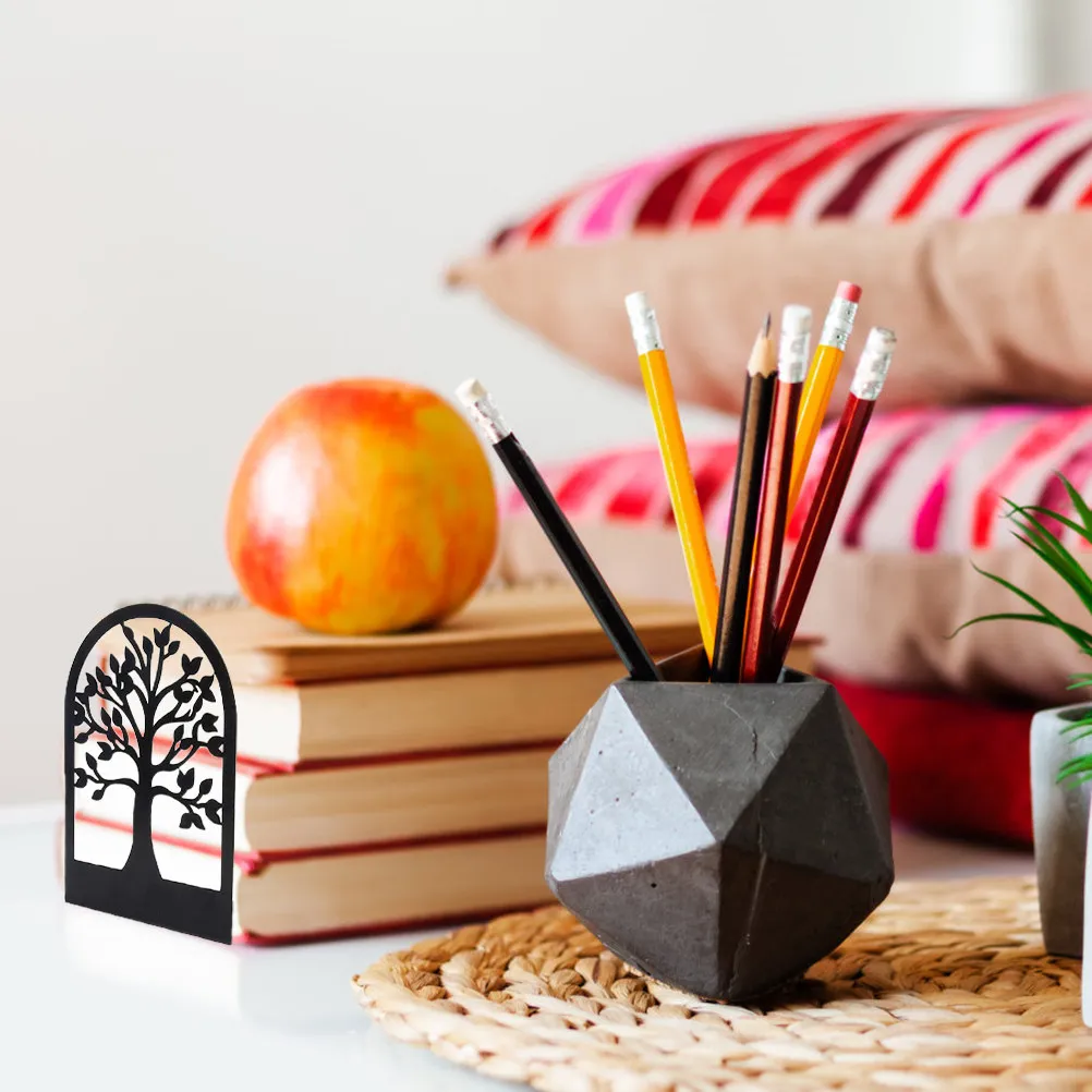 

Набор из 6 железных подставок для книг, сверхпрочные, устойчивые к ржавчине, для дома, офиса, кабинета, гостиной, организации рабочего стола и декора полок