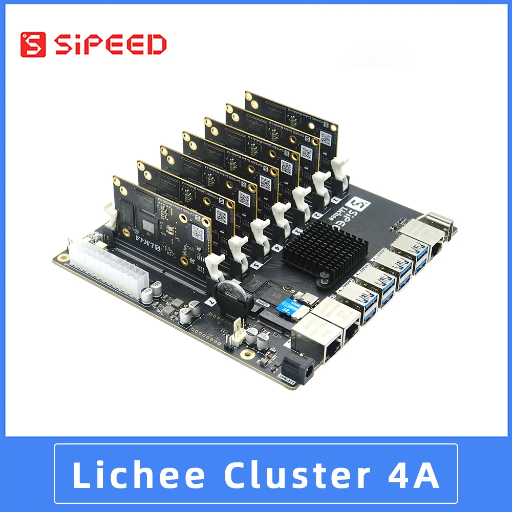 

Sipeed Lichee Cluster 4A RISC-V TH1520 Linux High-performance Cluster Computing