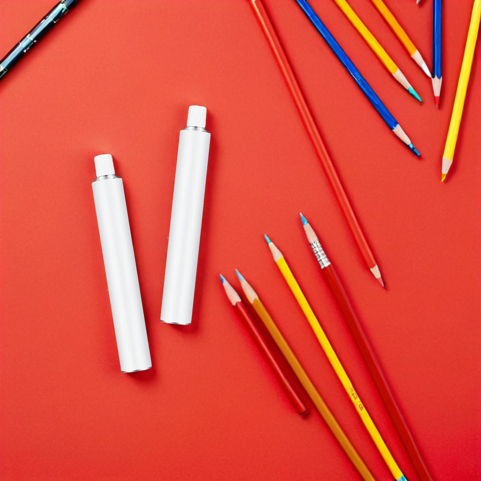 

30Pcs Aluminum Paint Tubes Empty Refillable for Artists Art Supply Storage Watercolor Gouache Oil Acrylic Paint Containers