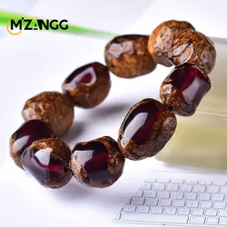 Natural Amber Hand String Beeswax Bracelet Fashion Charm Jewelry Accessories Men's and Women's Gift with Certificate