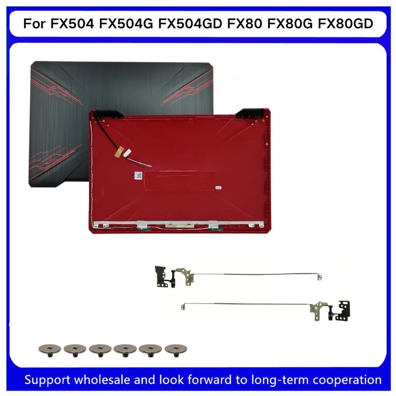 Laptop LCD Back COVER/Front Bezel/Palm Rest COVER/Bottom Base Case New For Kailxuling FX504 FX504G FX504GD FX80 FX80G FX80GD