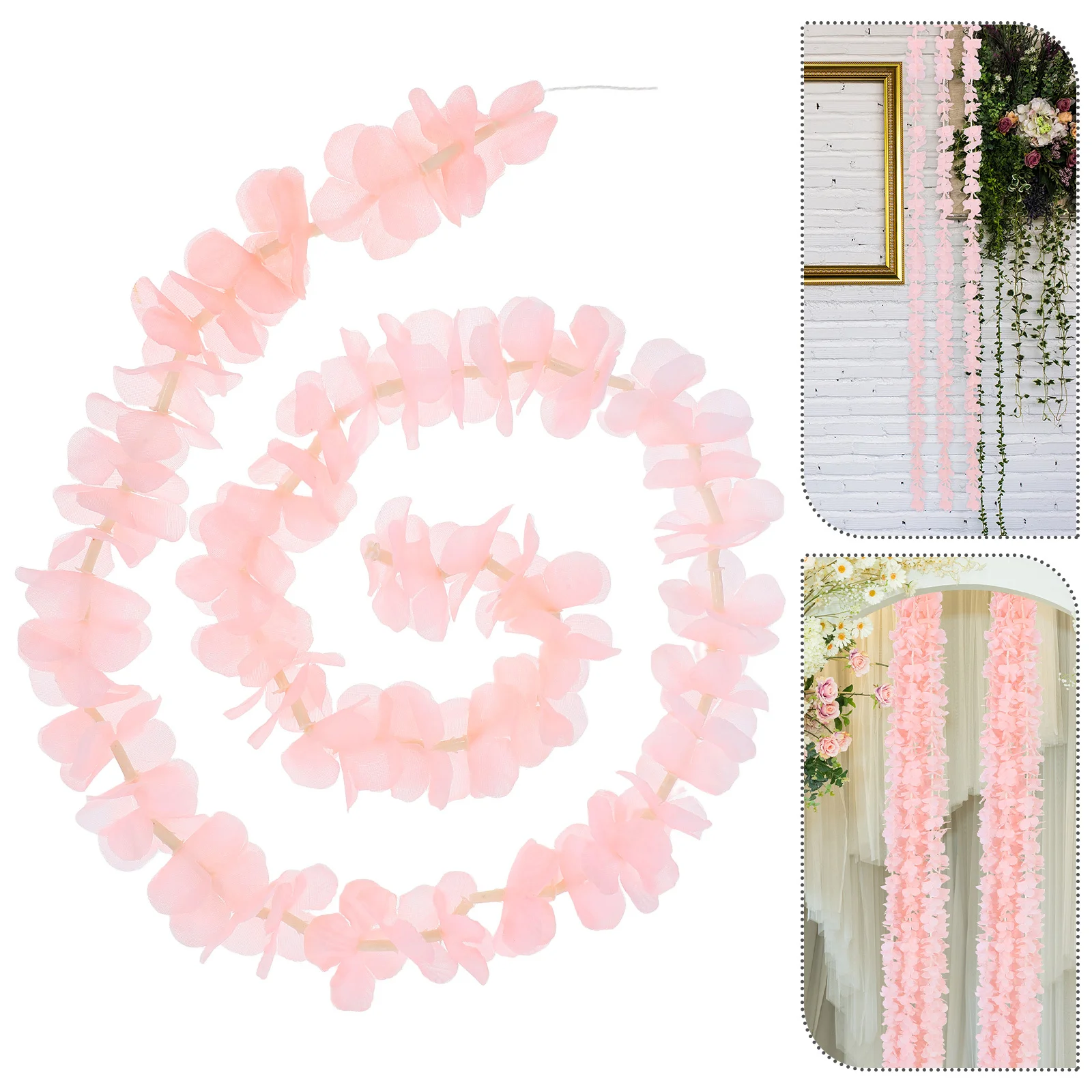 

10Pcs High Realism Artificial Wisteria Garland Home Wedding Decor Hanging Vines Longlasting Easy Maintenance Simulation Vine