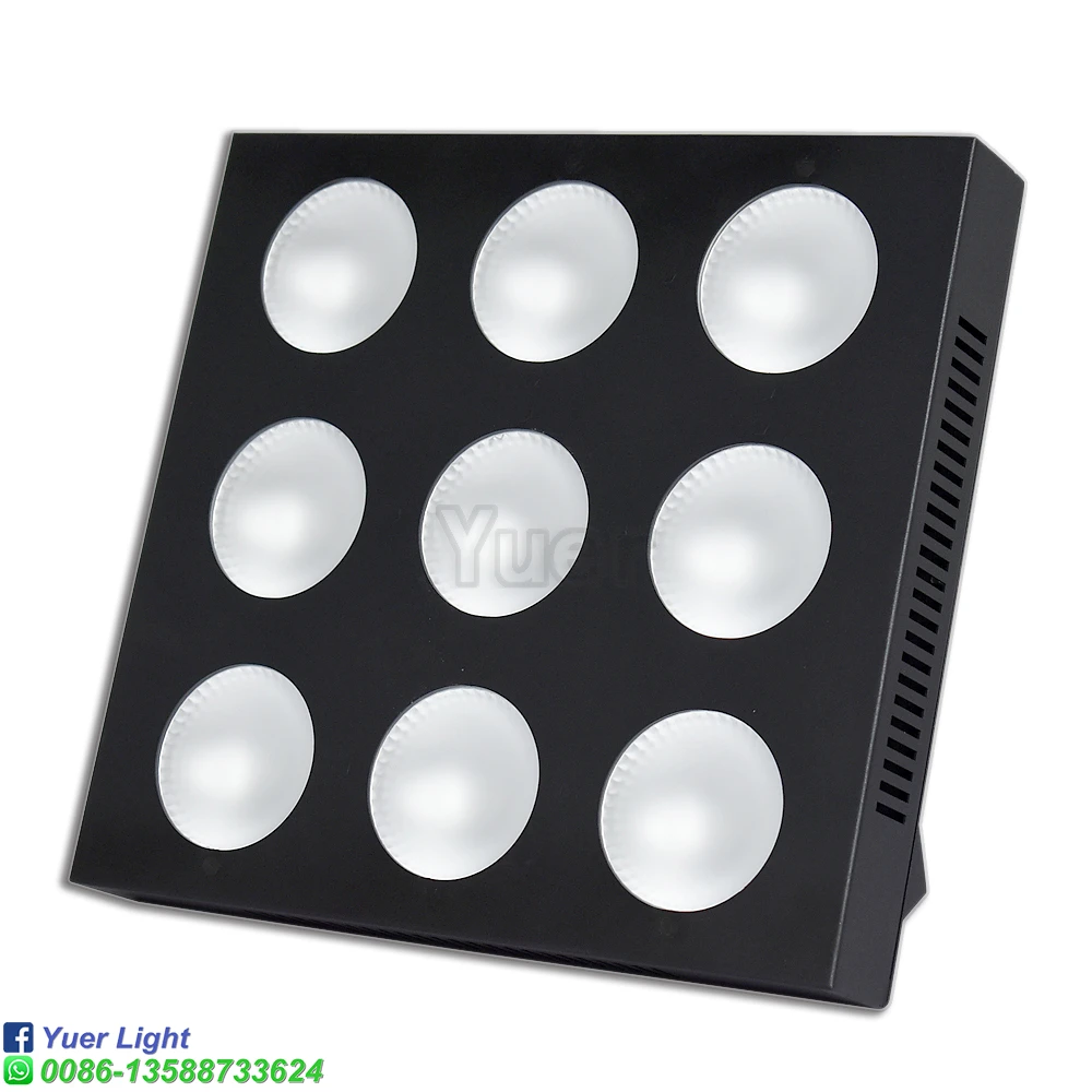 RGBW مصفوفة COB LED الإضاءة ، تحكم DMX ، ضوء خلفية المرحلة للموسيقى ، حفلة DJ ، مسرح ديسكو ، أضواء الأداء ، جديد ، 9x12W